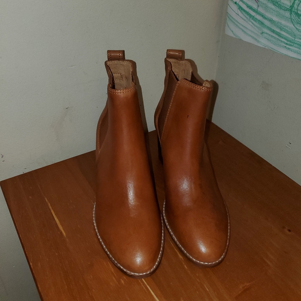 Madewell Brown Ankle Boots